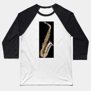 Jazz Man Saxophone Baseball T-Shirt